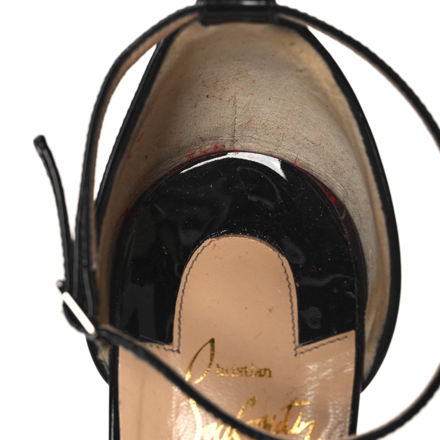 Christian Louboutin Patent Dollyla 100 Pumps 38 Black 9 of 9