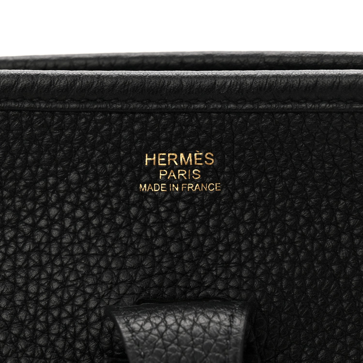 Hermes Taurillon Clemence Evelyne III PM Black 6 of 10