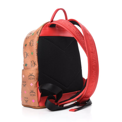 MCM Skyoptic Visetos Small Stark Backpack Spectrum Diamond Cognac 3 of 15