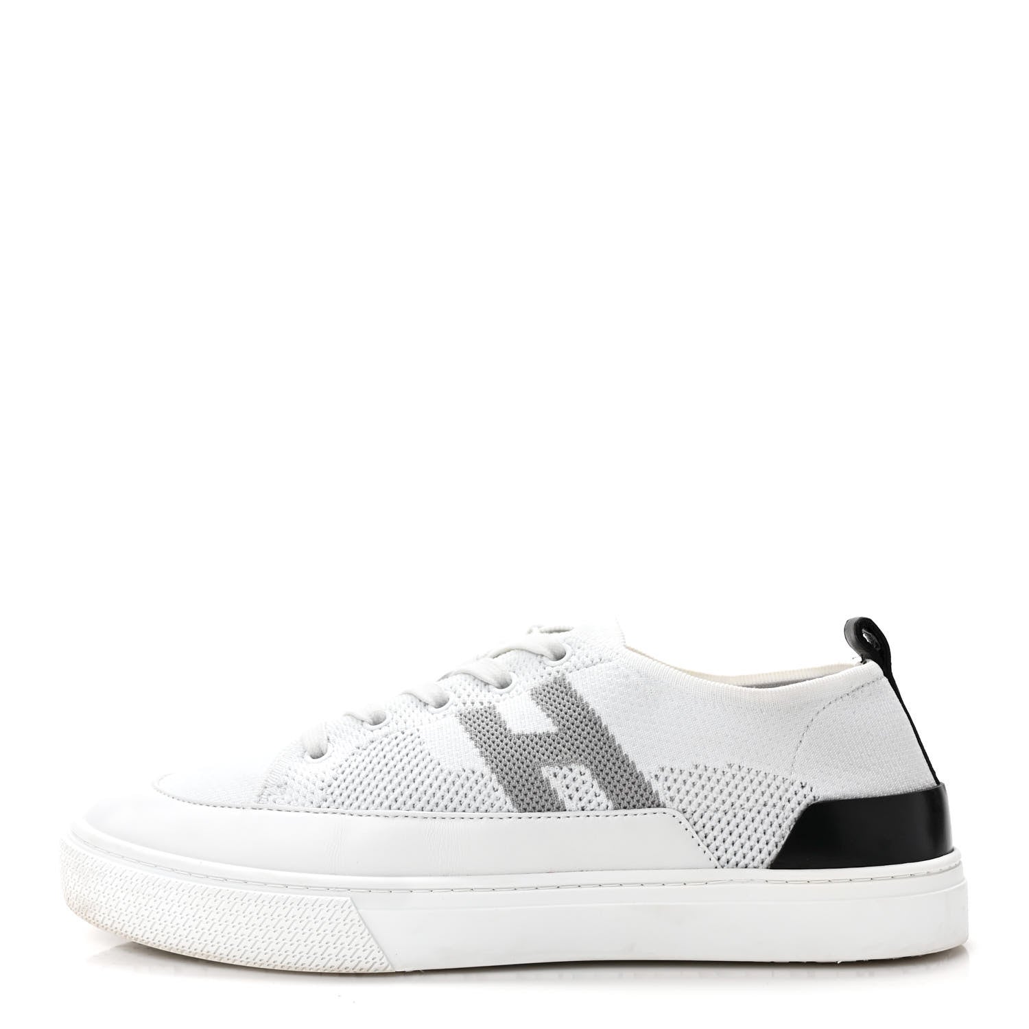 Hermes Calfskin Deep Sneakers 40 White Multicolor 1 of 9