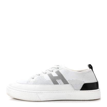 Hermes Calfskin Deep Sneakers 40 White Multicolor 1 of 9