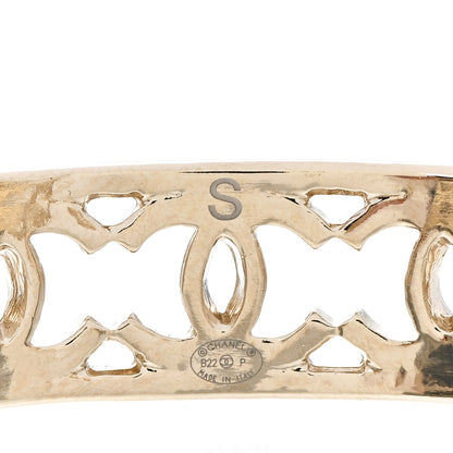 Chanel Metal Logo CC Cuff Gold 4 of 4