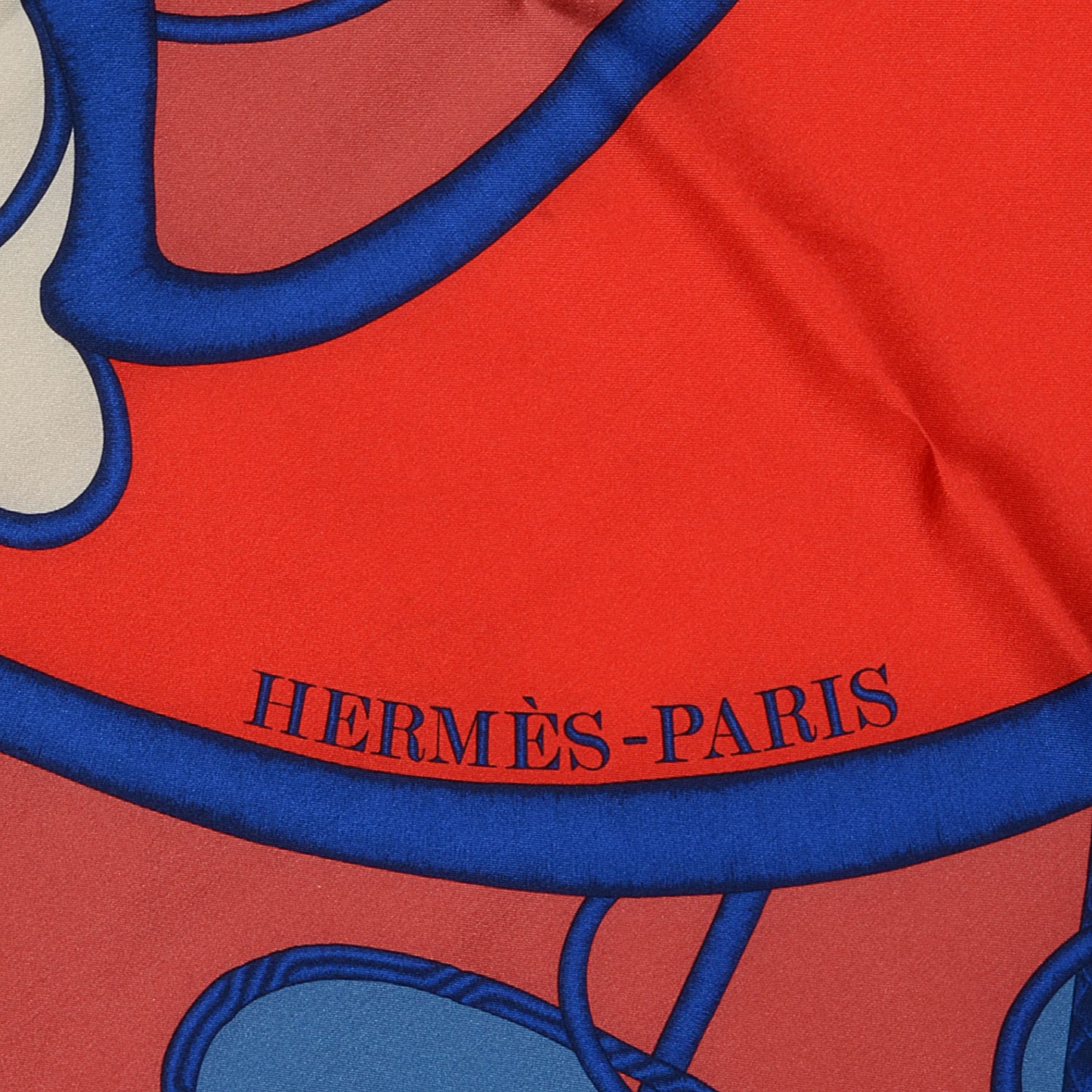 Silk Twill Coup de Fouet GM Scarf 140 Encre Violet Rose Indien