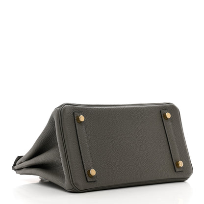 Hermes Togo Birkin 25 Gris Meyer 4 of 10