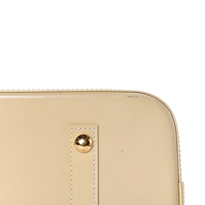 Louis Vuitton Vernis Alma MM Blanc Corail 10 of 13