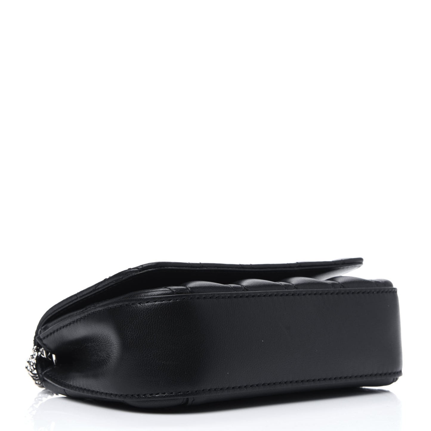 Nappa Quilted Virtus Evening Bag Black
