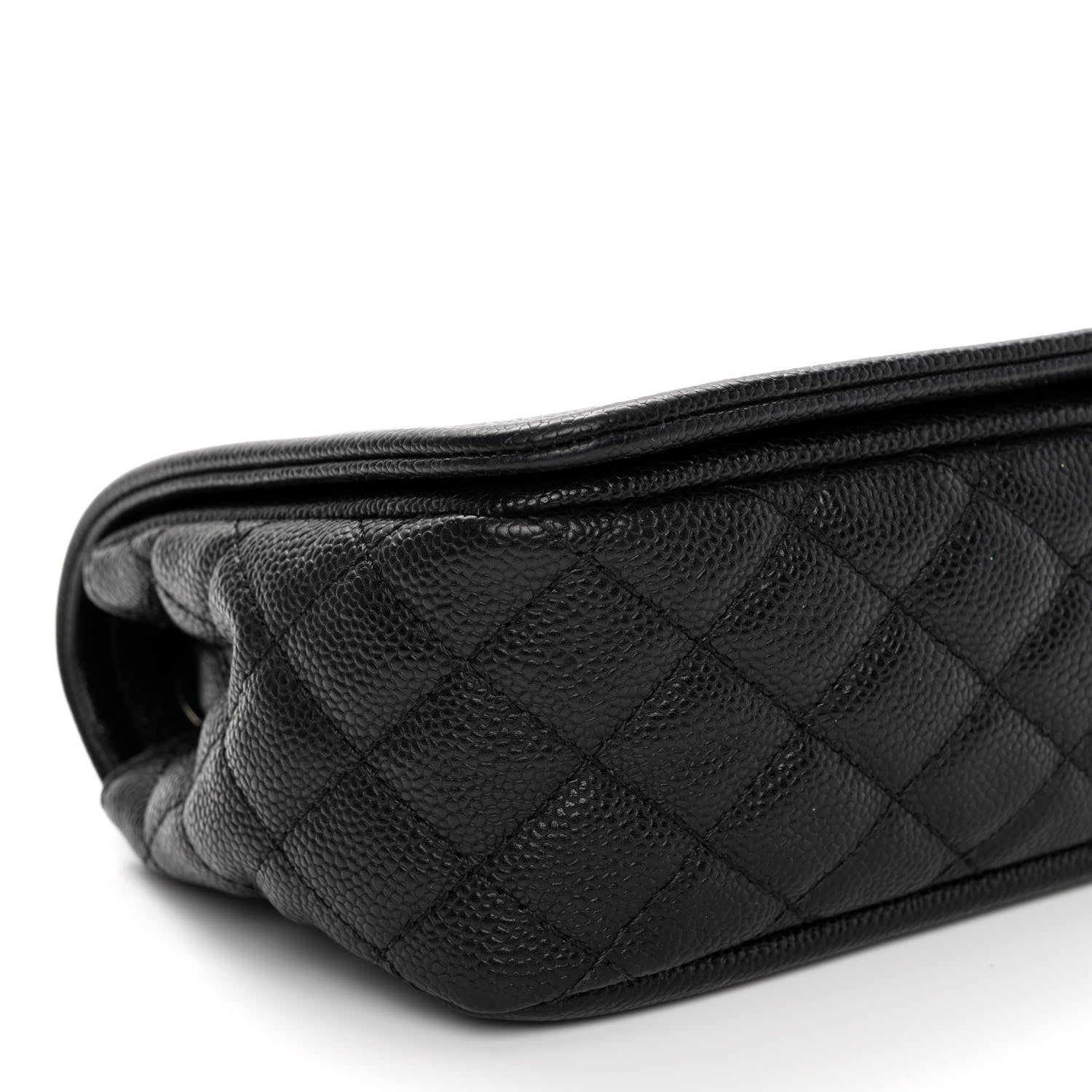 Chanel Caviar Medium Timeless CC Flap Navy Blue 8 of 9