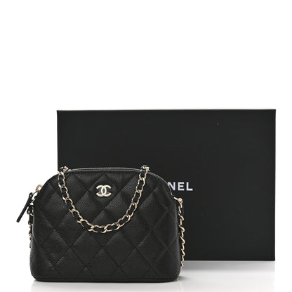 Chanel Caviar Quilted Classic Clutch with Chain Black 3 of 11