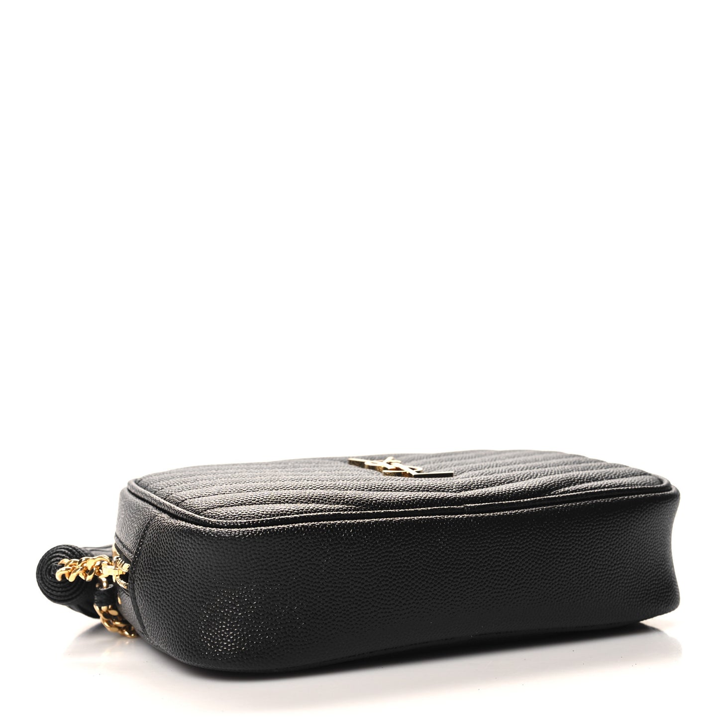 Grain De Poudre Matelasse Monogram Mini Lou Camera Bag Black