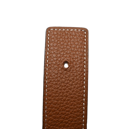 Hermes Swift Togo 32mm H Belt 90 Black Gold 7 of 10