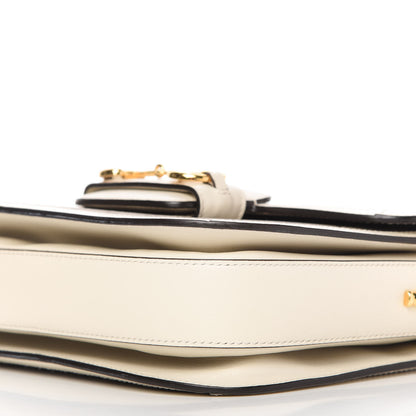 Gucci GG Supreme Monogram Horsebit 1955 Shoulder Bag Beige Mystic White 7 of 11