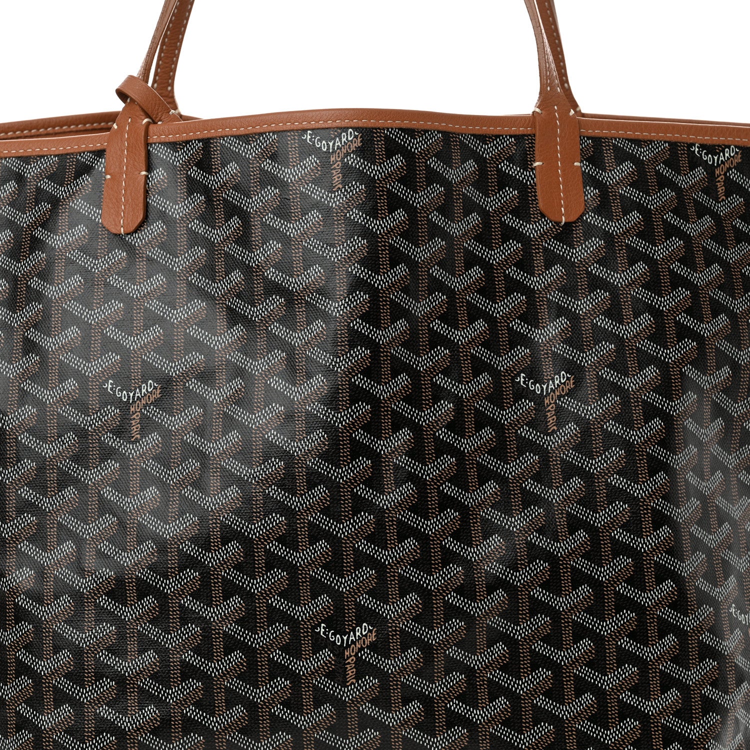 Goyard Goyardine Reversible Anjou GM Black Gold 9 of 12