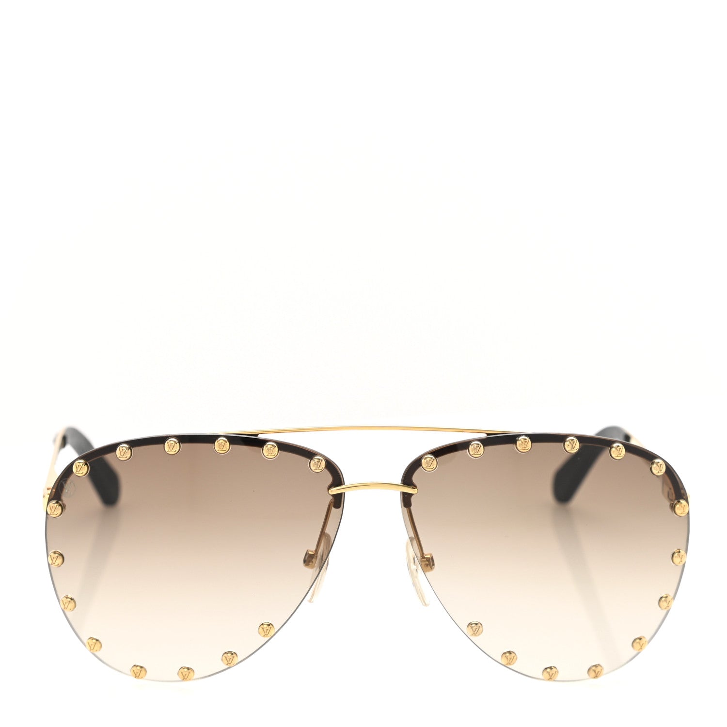 Louis Vuitton The Party Aviator Gradient Sunglasses Z0926U Brown 2 of 8