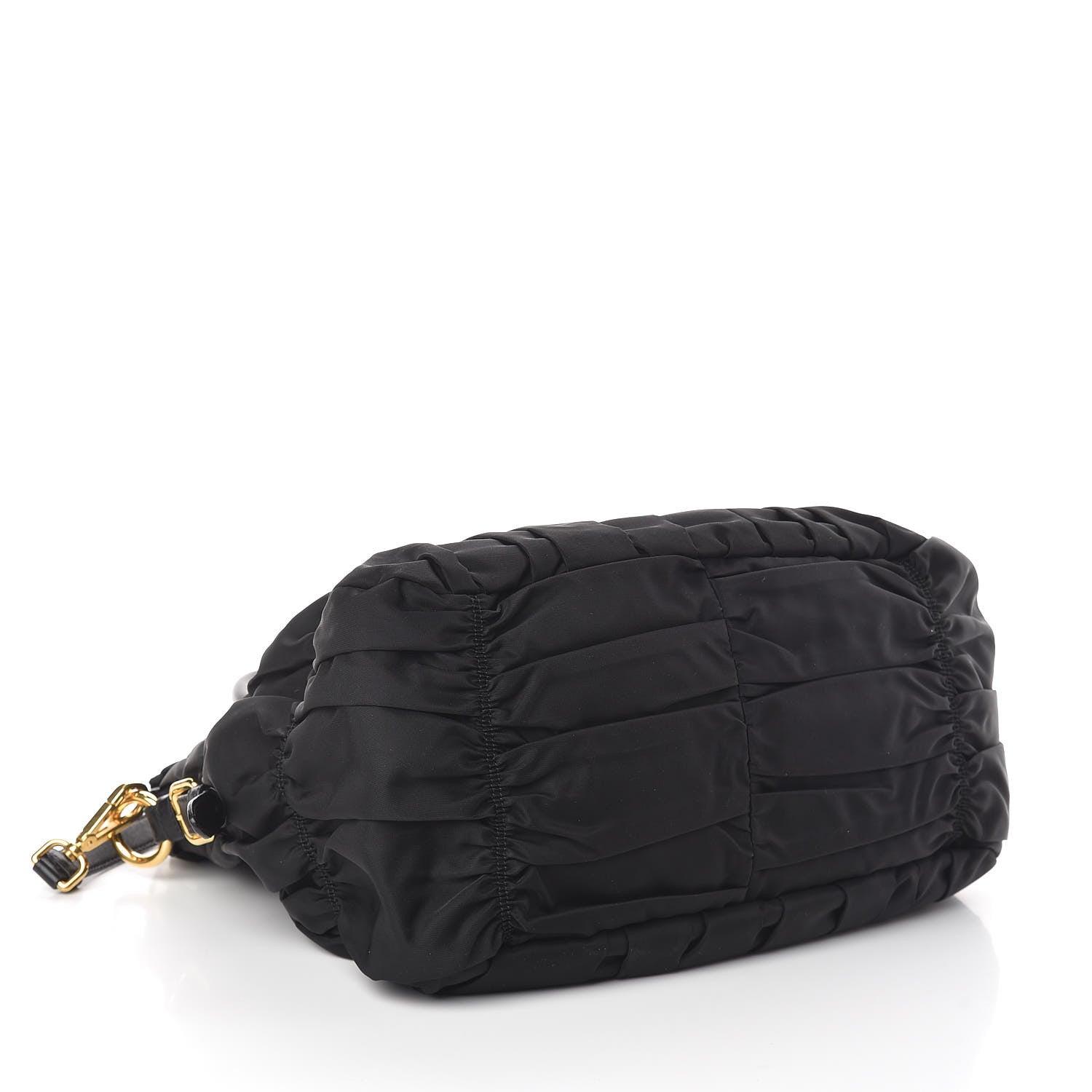 Prada Tessuto Nylon Gaufre Satchel Black 4 of 9