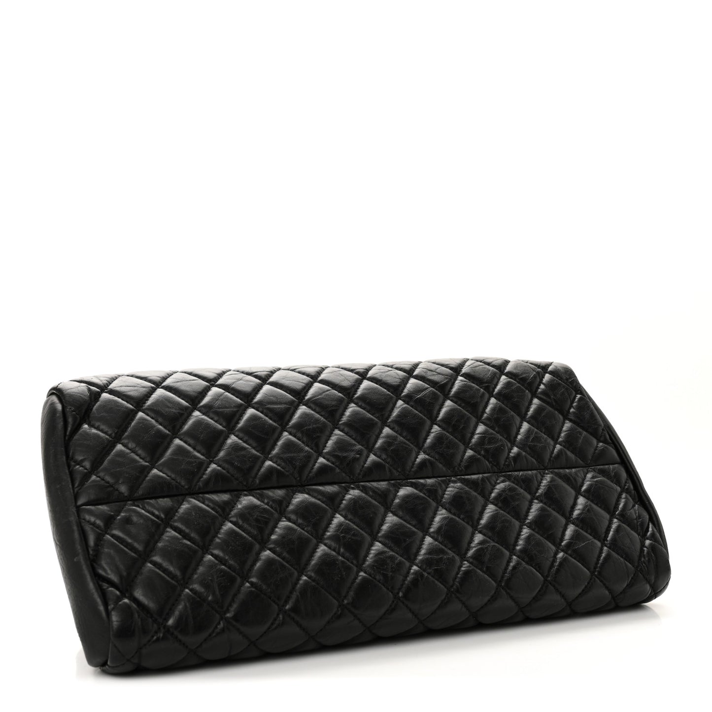 Aged Calfskin Medium Just Mademoiselle Black