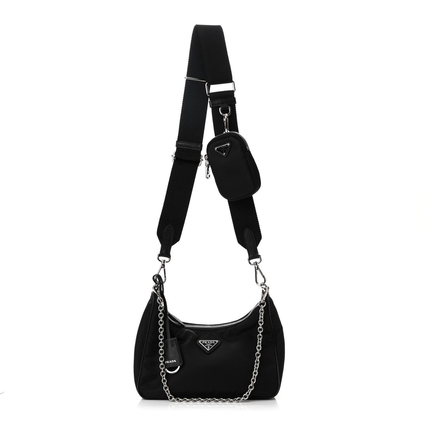 Nylon Re-Edition 2005 Shoulder Bag Black