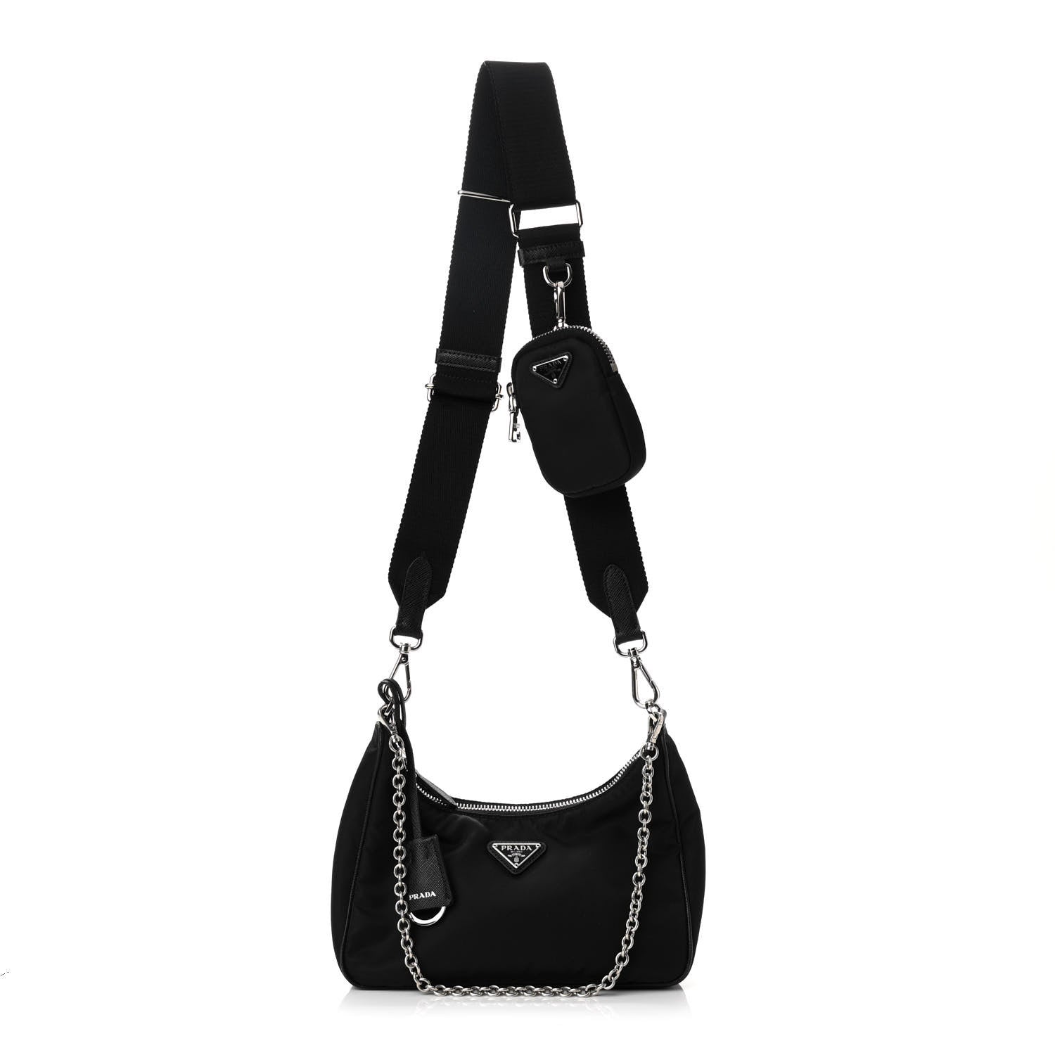 Prada Nylon Re-Edition 2005 Shoulder Bag Black 1 of 9