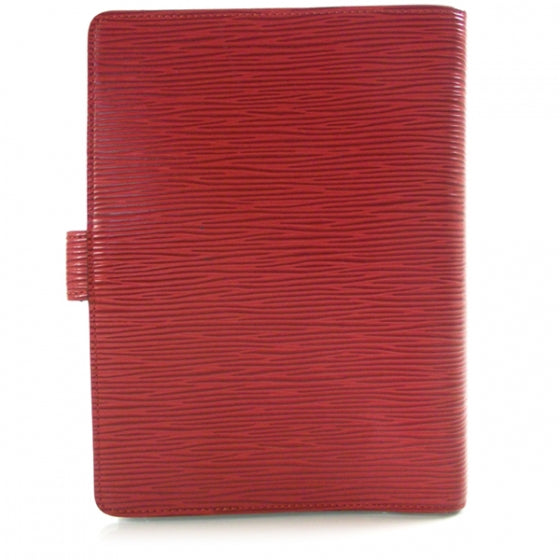 Epi Agenda Medium Ring Organizer Red