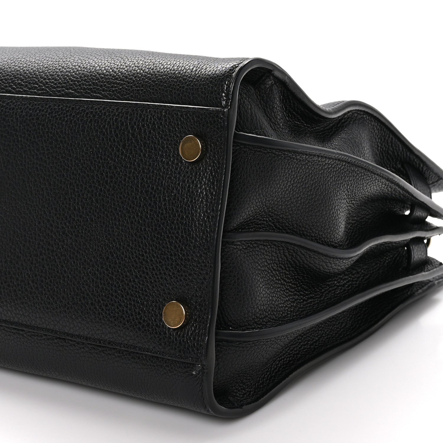 Saint Laurent Grained Calfskin Small Supple Sac De Jour Black 12 of 12