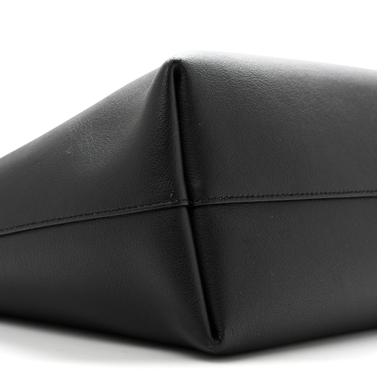 Calfskin Large Shopping Tote Black