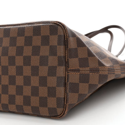 Louis Vuitton Damier Ebene Neo Neverfull MM Rose Ballerine 11 of 13