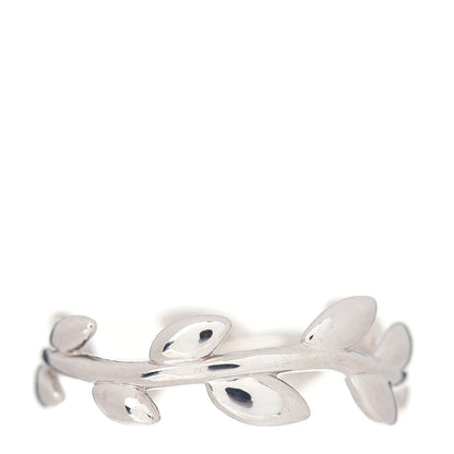Tiffany Sterling Silver Paloma Picasso Narrow Olive Leaf Band Ring 52 6 3 of 4