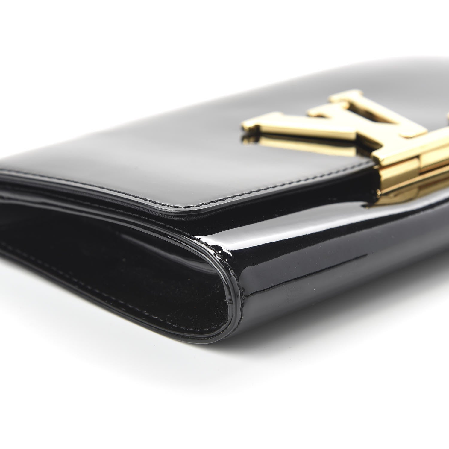 Louis Vuitton Patent Louise Wallet Black 6 of 9