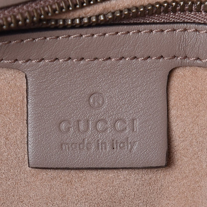 Gucci Calfskin Matelasse Small GG Marmont Shoulder Bag Porcelain Rose 8 of 9