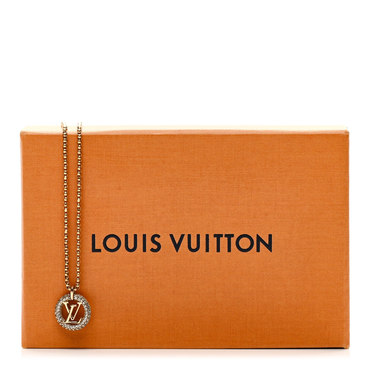 Louis Vuitton Metal Crystal Louise By Night Necklace 7 of 7