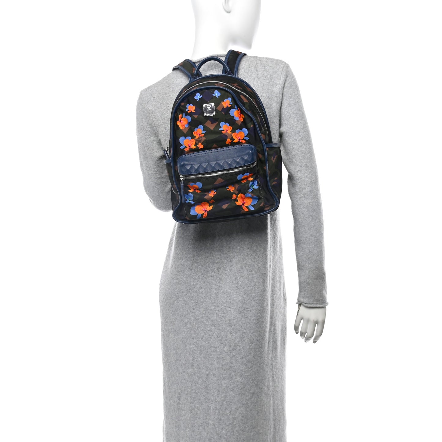 Nylon Floral Camo Dieter Backpack Loden Green