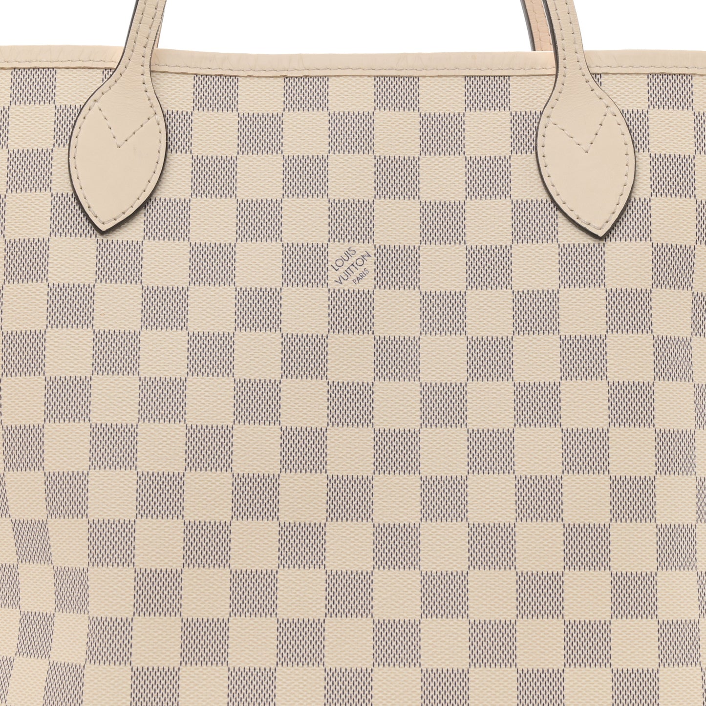 Damier Azur Braided Neverfull MM Pink