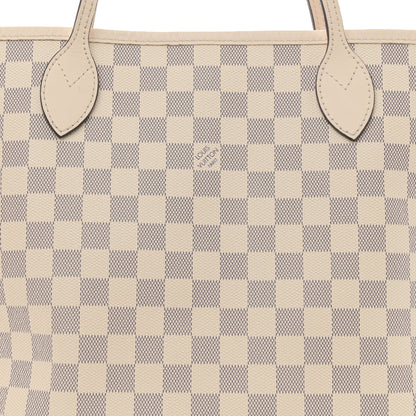Louis Vuitton Damier Azur Braided Neverfull MM Pink 8 of 11