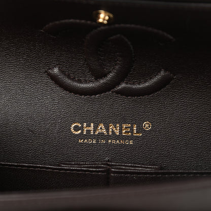 Chanel Lambskin Quilted Small Double Flap Dark Brown 6 of 11