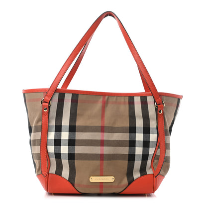 Burberry House Check Small Canterbury Tote Bright Russet 2 of 21