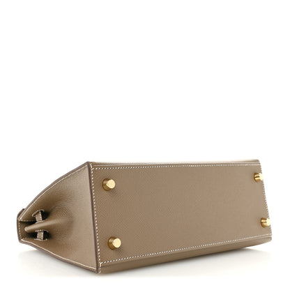 Hermes Epsom Kelly Sellier 25 Etoupe 4 of 13