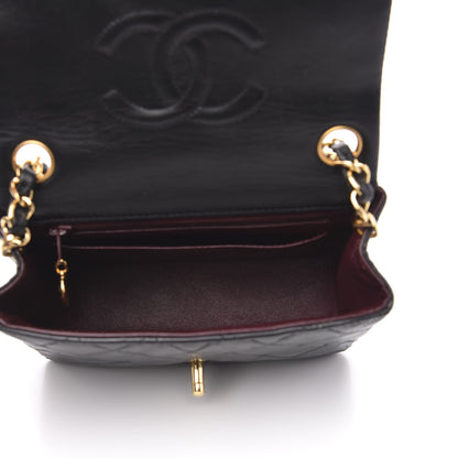 Chanel Lambskin Quilted Mini Square Flap Black 5 of 11