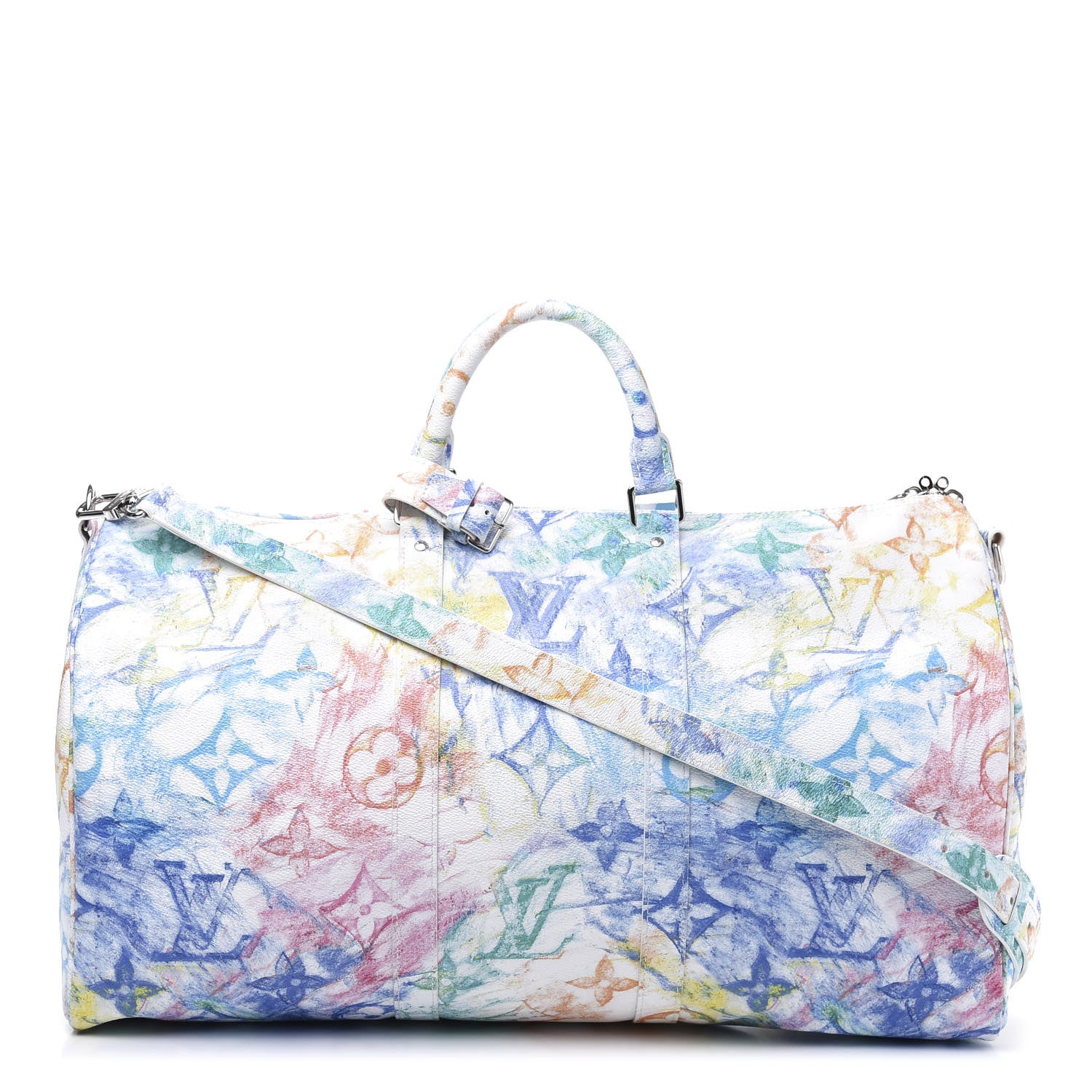 Louis Vuitton Monogram Pastel Colors Keepall Bandouliere 50 Multicolor 1 of 10