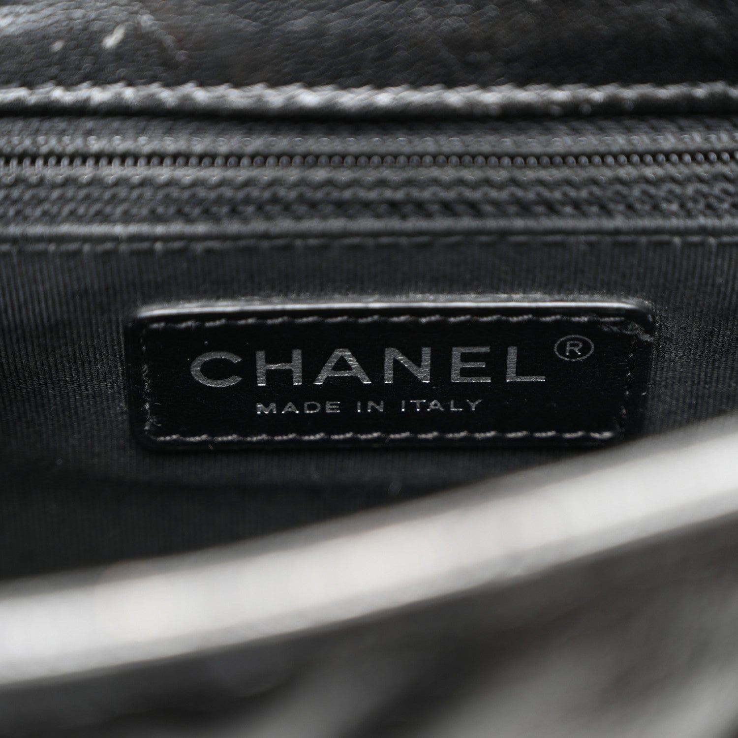 Chanel Shiny Goatskin Quilted Small Double Chained Messenger Flap Black 6 of 13