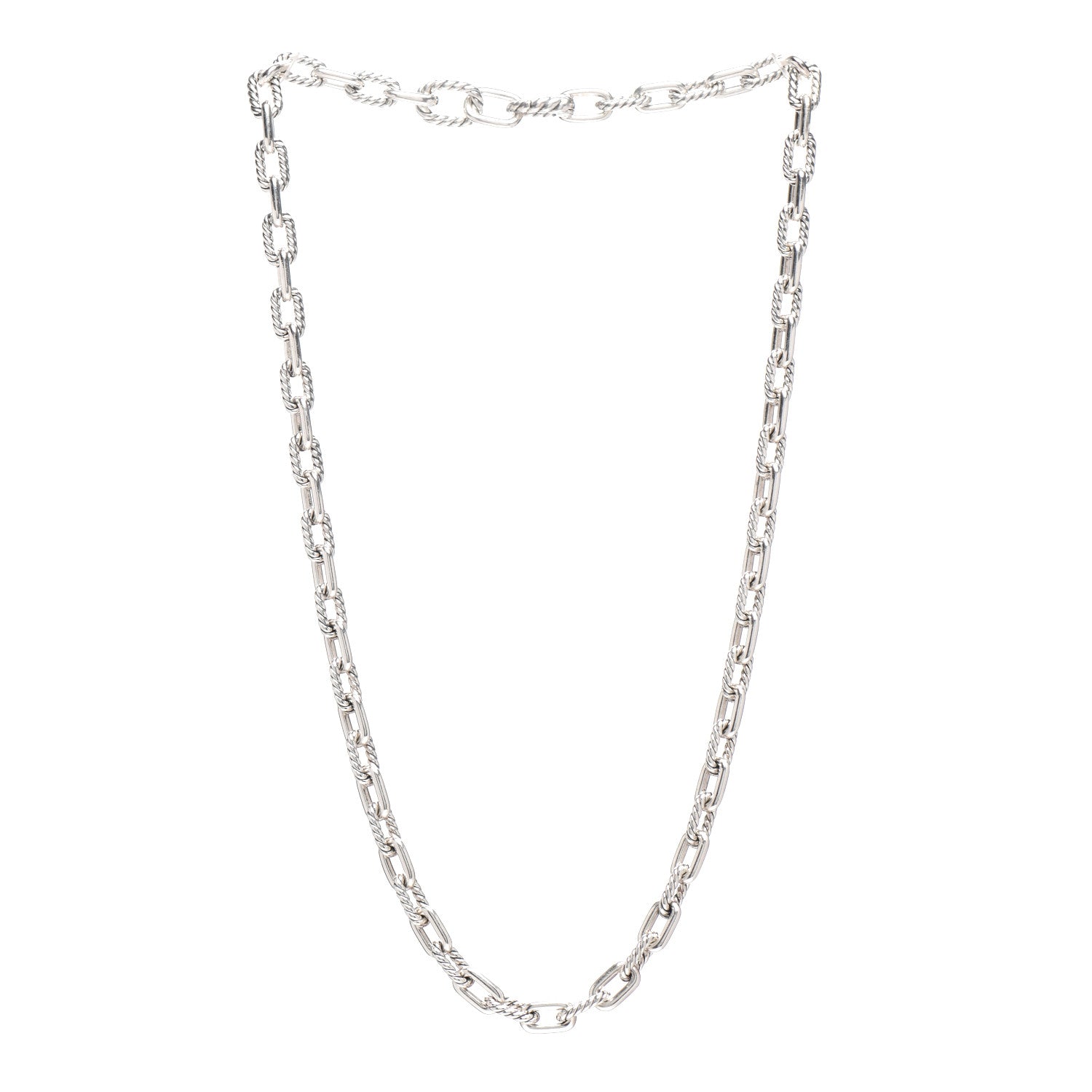 David Yurman Sterling Silver 5.5mm Madison Necklace 3 of 4