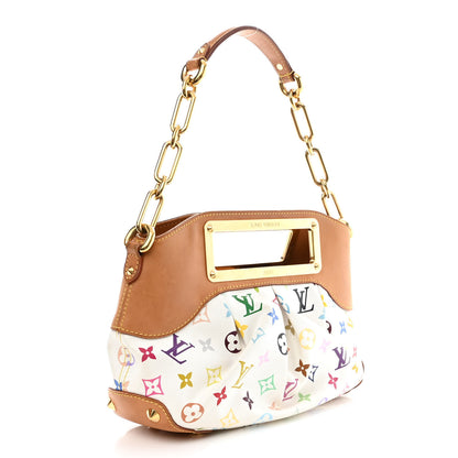 Louis Vuitton Monogram Multicolor Judy MM White 3 of 10