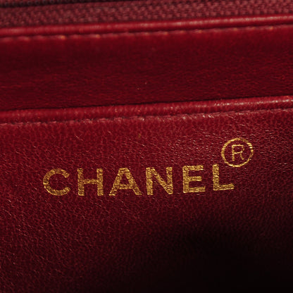 Chanel Lambskin Quilted Small Single Flap Navy 7 of 9