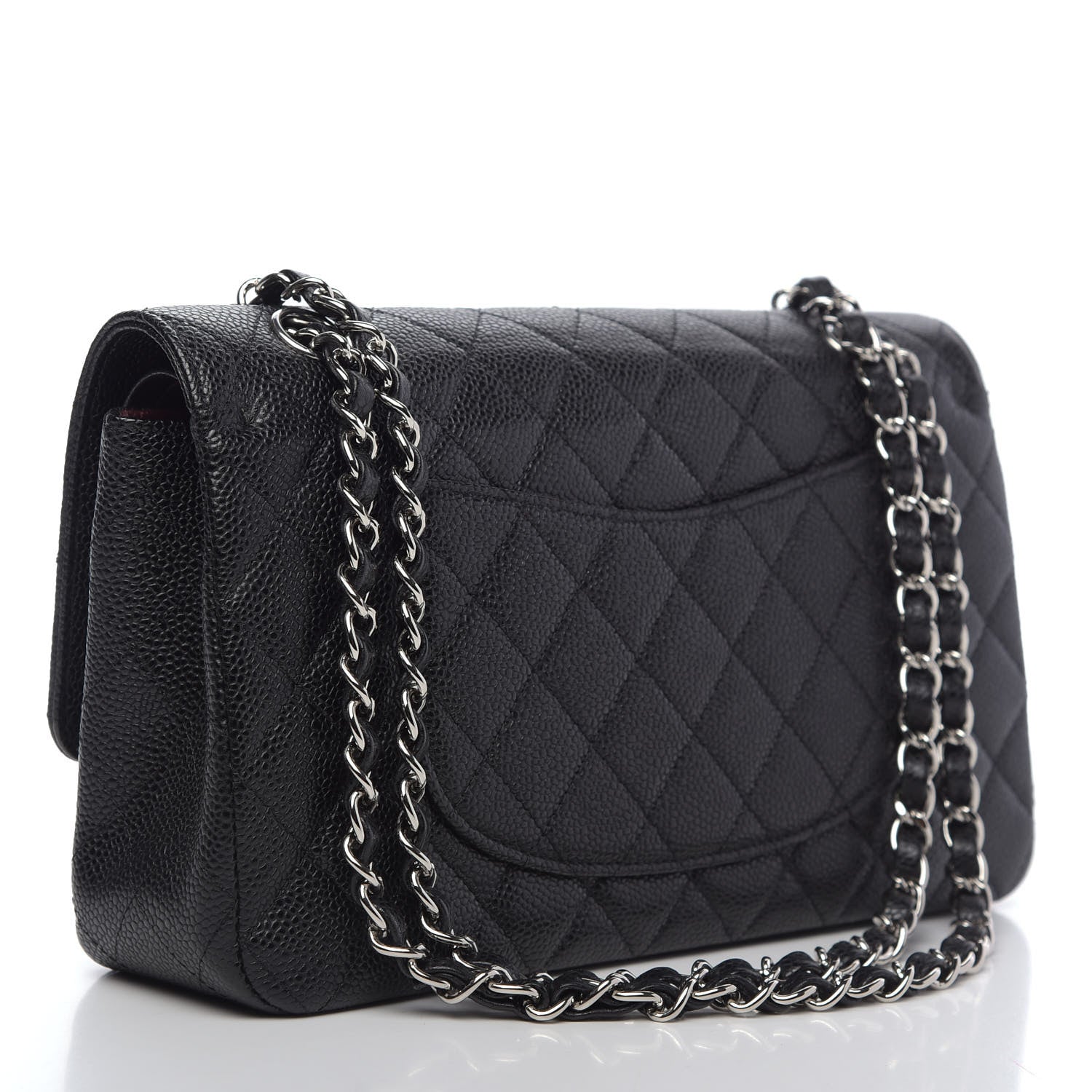 Chanel Caviar Quilted Medium Double Flap Black 4 of 11