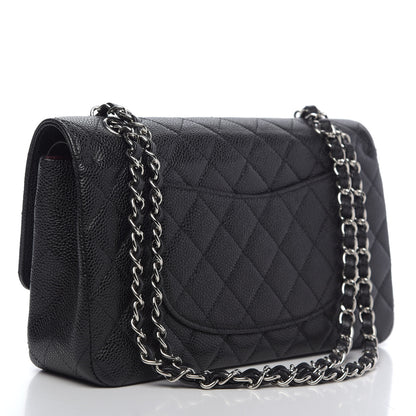 Chanel Caviar Quilted Medium Double Flap Black 4 of 11