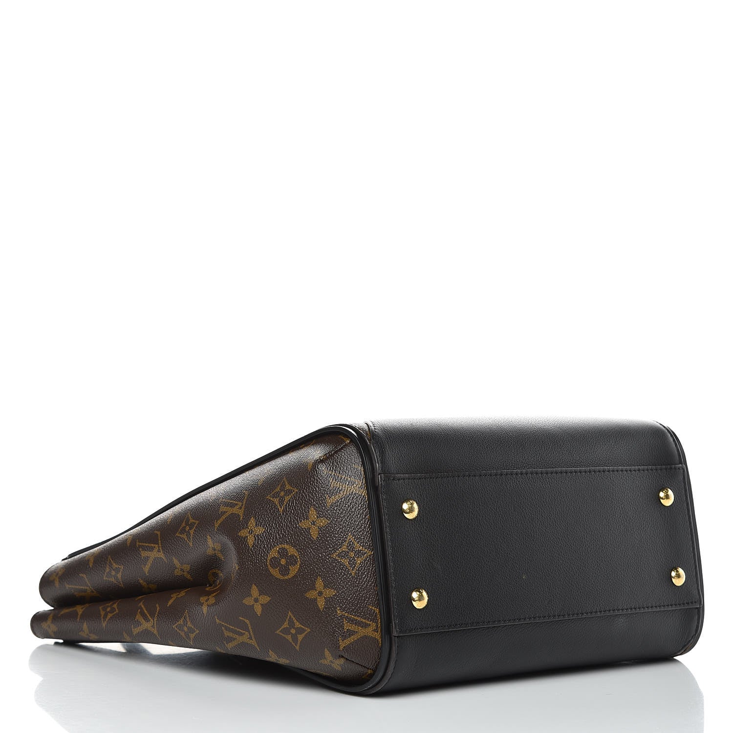 Louis Vuitton Calfskin Monogram Kimono Tote Black 4 of 9