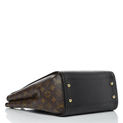 Louis Vuitton Calfskin Monogram Kimono Tote Black 4 of 9