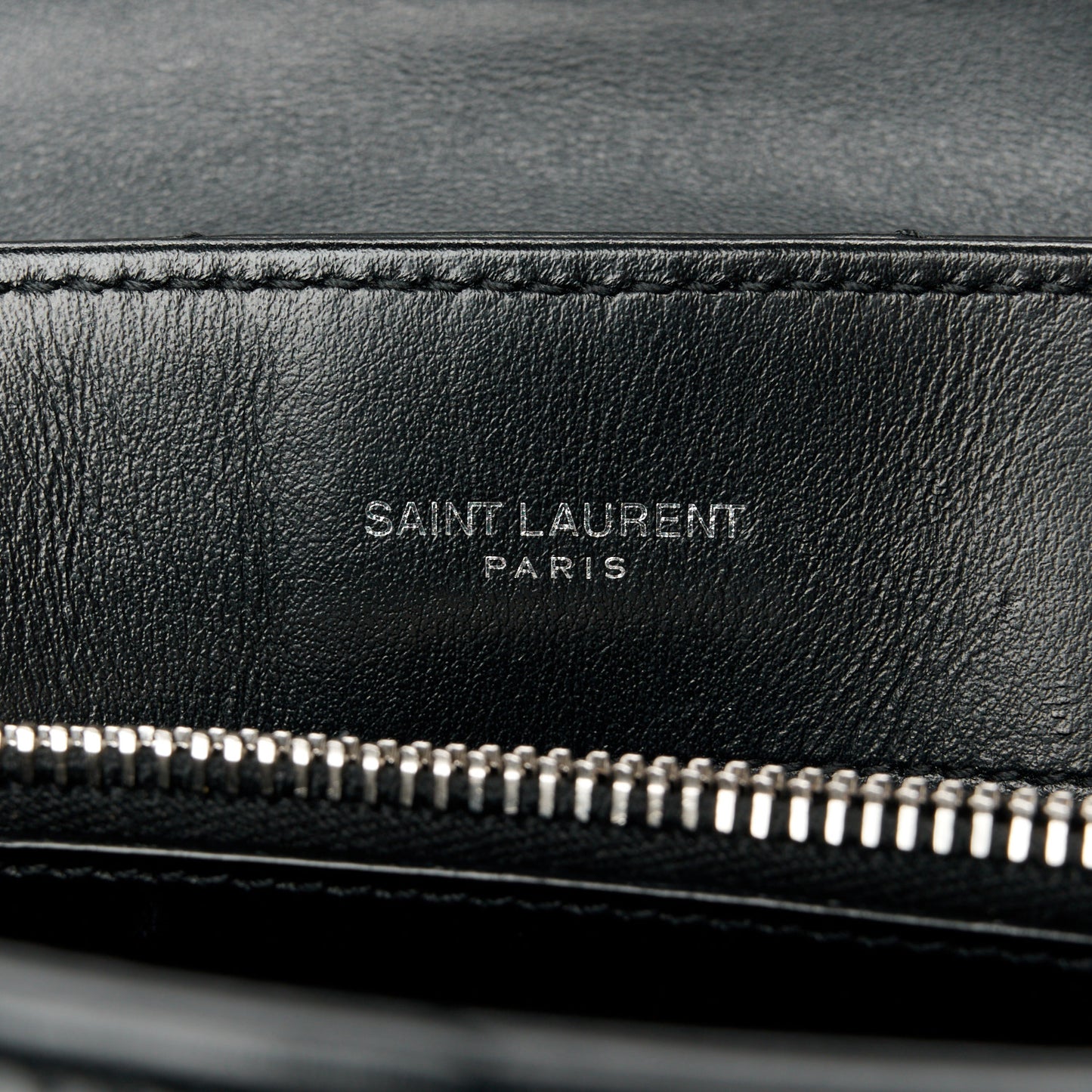 Calfskin Y Quilted Monogram Small Loulou Chain Satchel Black