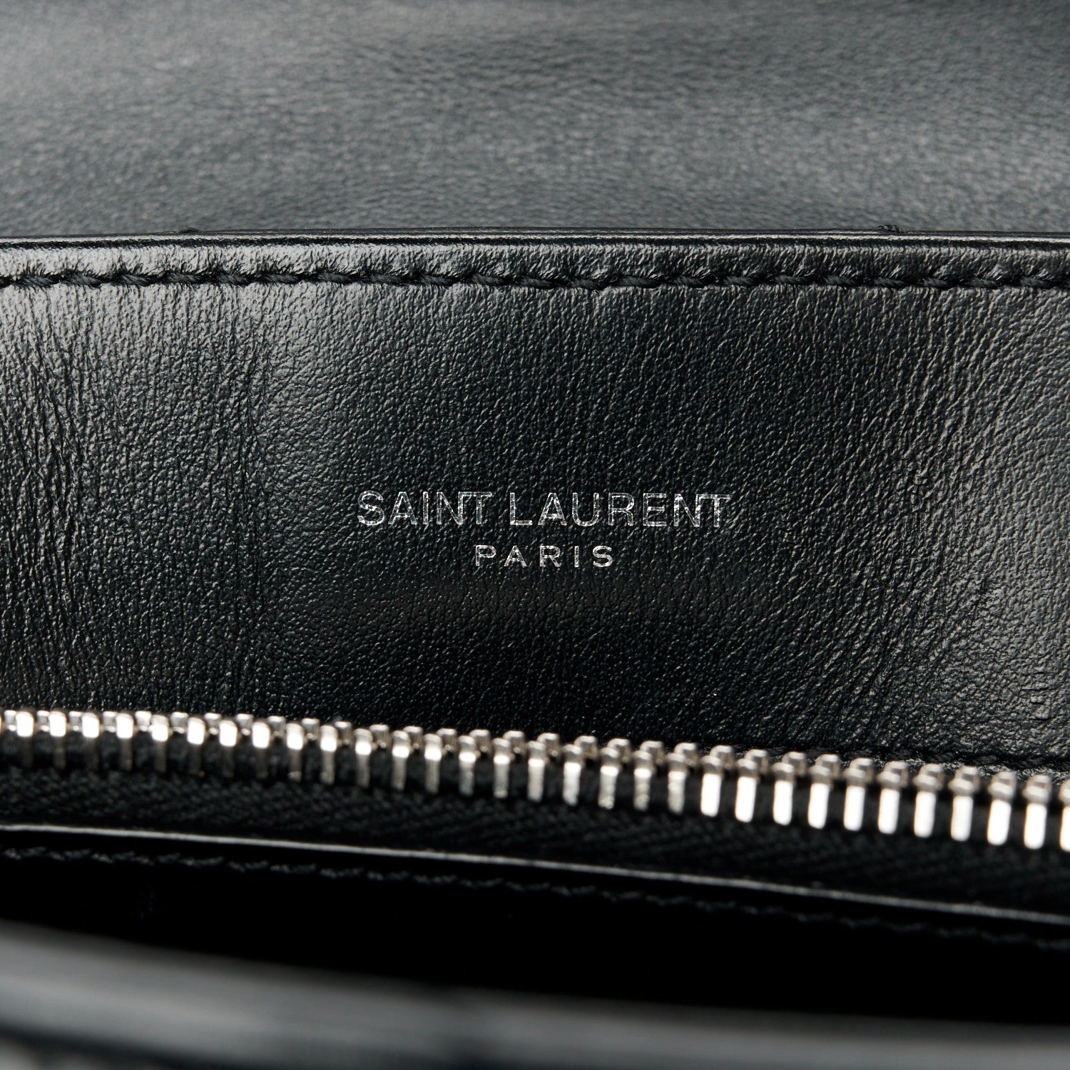 Saint Laurent Calfskin Y Quilted Monogram Small Loulou Chain Satchel Black 6 of 12