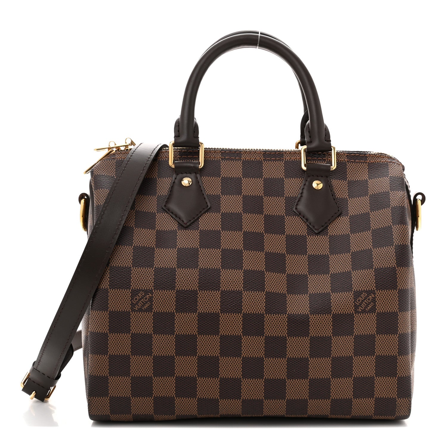 Louis Vuitton Damier Ebene Speedy Bandouliere 25 1 of 12