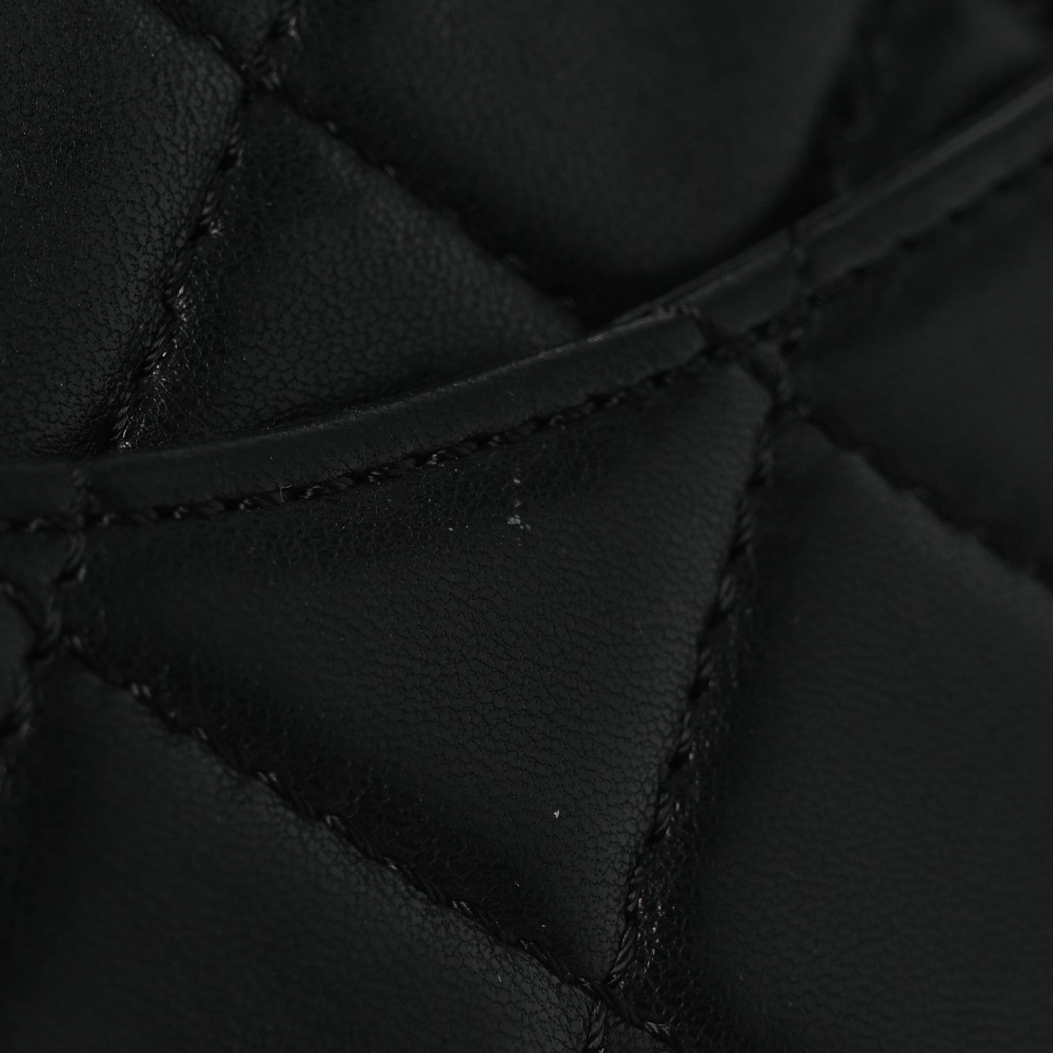 Chanel Lambskin Goat Fur Quilted Tibet Medium Flap Black 12 of 13