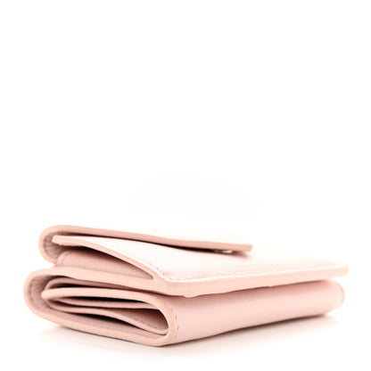 Balenciaga Smooth Calfskin Mini Papier Wallet Light Rose 4 of 9